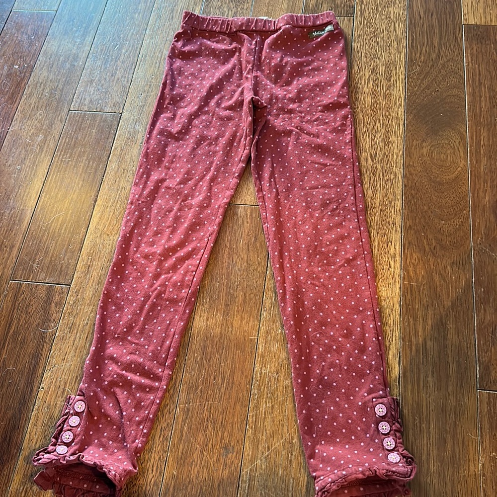 Matilda Jane dot leggings size 8